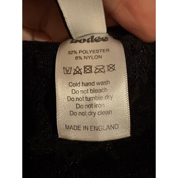 Somebodee The Bruna Lace Jumpsuit Dress Strapless Evening Goth Edgy Black Size S - Picture 12 of 12